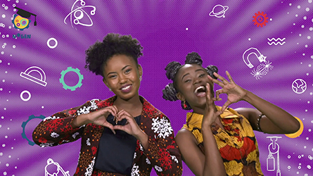 Hosts Stephanie Wanjiku Muchuri and Shirleen Ichengi Nanjola, known on the show as Nnena and Jiji, sign off each episode with N*Gen's signature call to action: "Let’s ask, let’s learn, let’s love! And don’t forget to make it fun!"