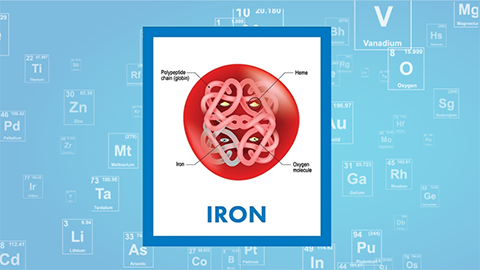 For February, it’s iron — atomic No. 26