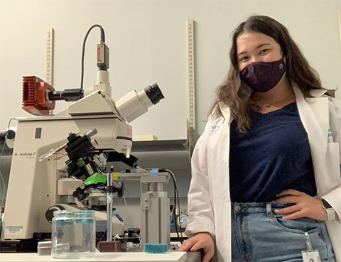 Abbey Kastner, a doctoral student in neuroscience at the Medical University of South Carolina, credits the SMART Team program getting her started on her journey toward a biological research career.