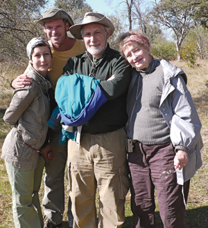 Photo of George Stark and his family