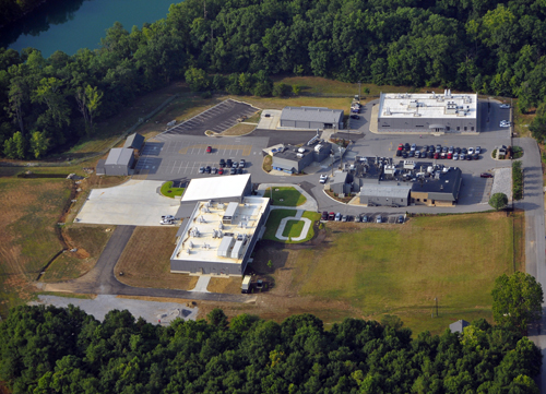 Aerial view of Avanti’s campus