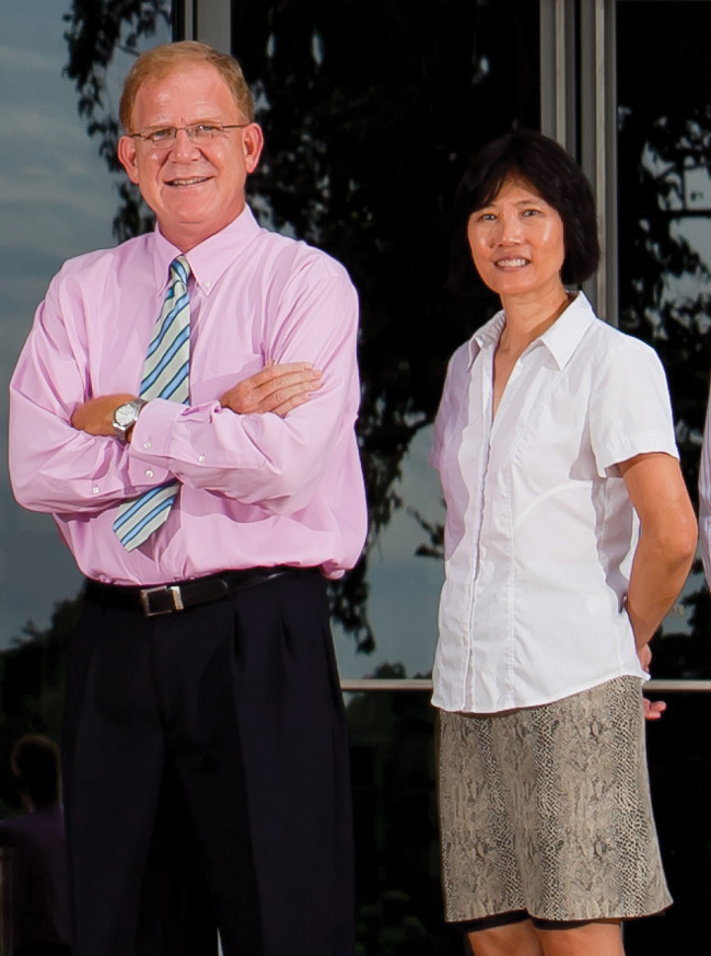 Patrick Casey and Mei Wang