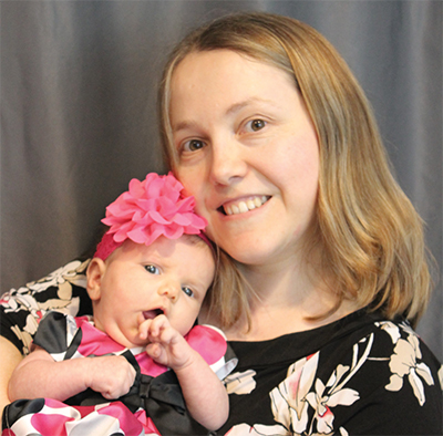 Nathalie Gerassimov and her daughter