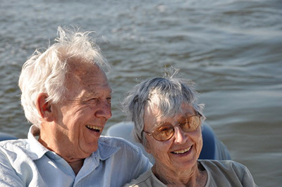 Tom August and his wife.