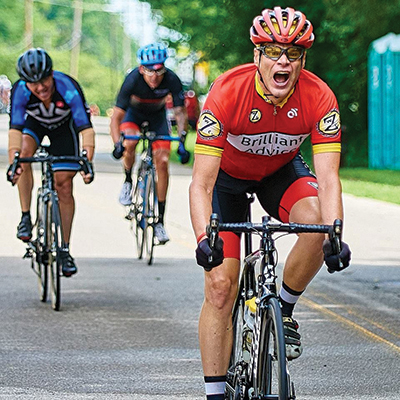 Sean Davidson biking