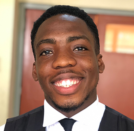 Tolulope Oduselu hopes to continue his research in microbial genom¬ics after graduation from the University of Ibadan in southwestern Nigeria.
