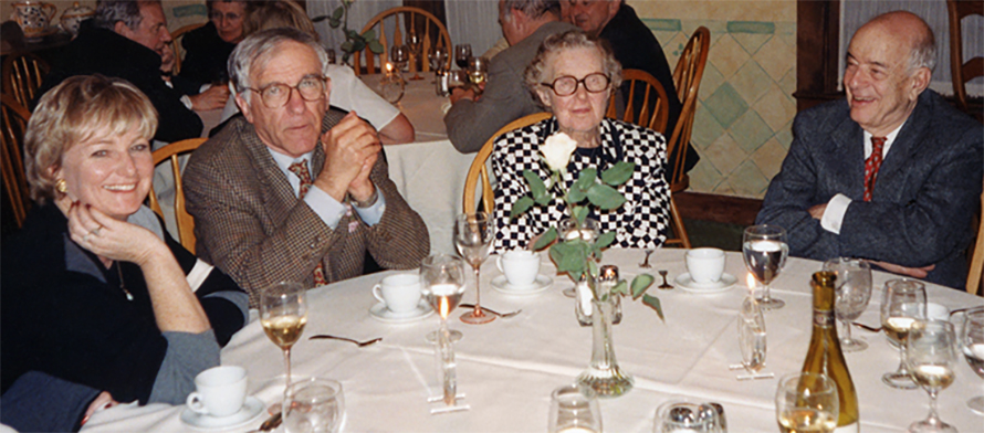 Barbara Goron, John Exton, Celia Tabor and Herbert Tabor.