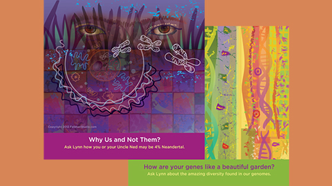 Unlocking the mystery of our genome and ancestry using art 