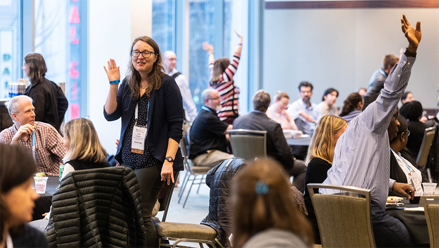 Attendees of Discover BMB in Seattle earlier this year interact during a session.