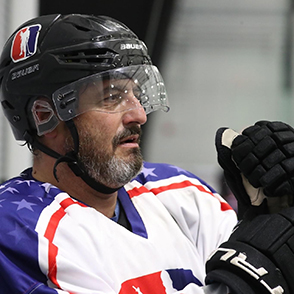 Joseph Provost plays in an all-military team tournament over Veterans Day in Las Vegas with the San Diego Patriots team.