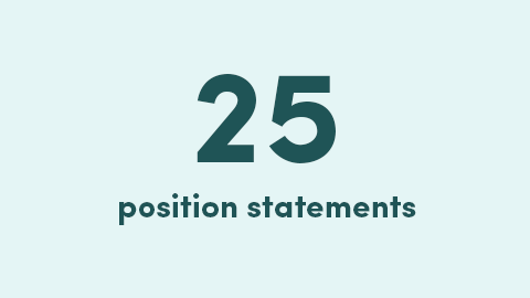 25 position statements