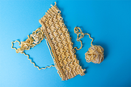Unfoldases work on proteins by tugging at one end. Like unraveling a piece of knitting, the force breaks up weaker interactions that hold the protein in its structure, rendering the protein linear.