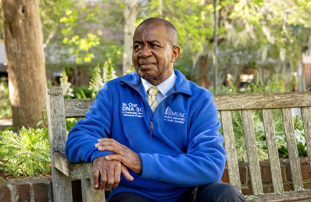 Outdoor portrait of Lee Moultrie