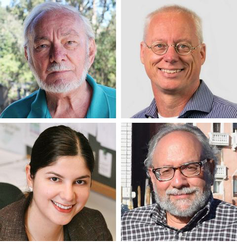 Top left: A. L. Burlingame, Top right: Bernhard Küster, Bottom left: Ileana Cristea, Bottom right: Steven Carr