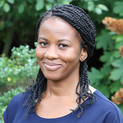 Outdoor portrait of Denise Okafor