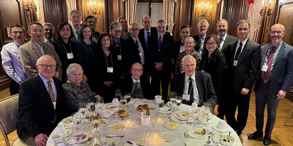 Group photo of event celebrating Gary Felsenfeld.