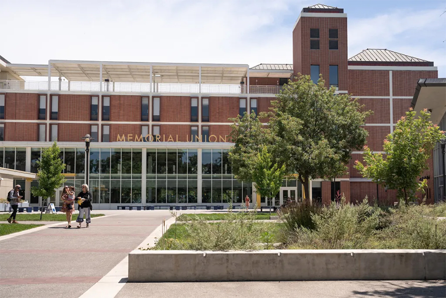 The student union at the University of California, Davis. The building is home to a food pantry for students having trouble affording to eat.