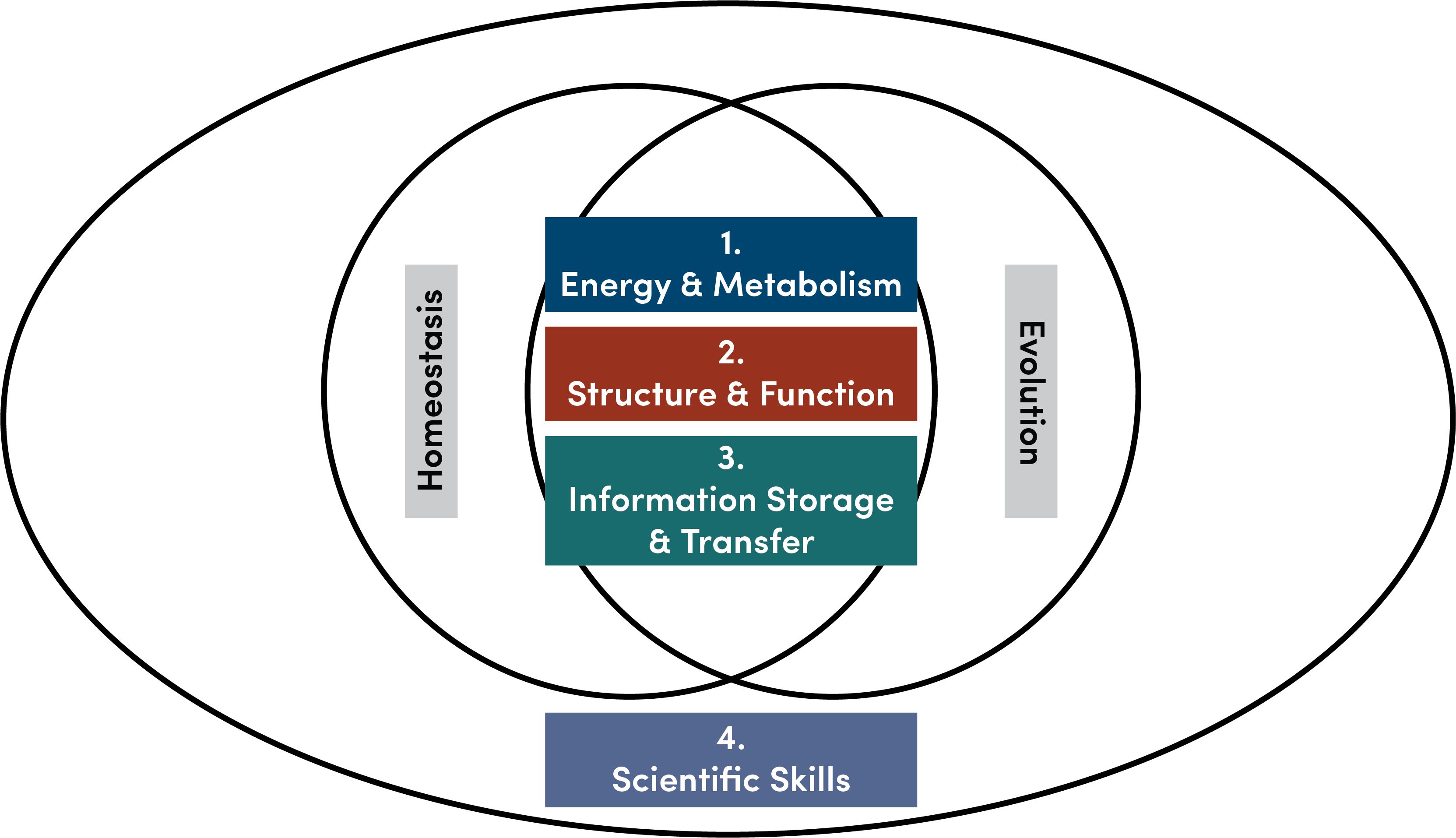 how the core concepts relate to each other