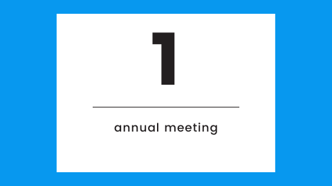 1 annual meeting