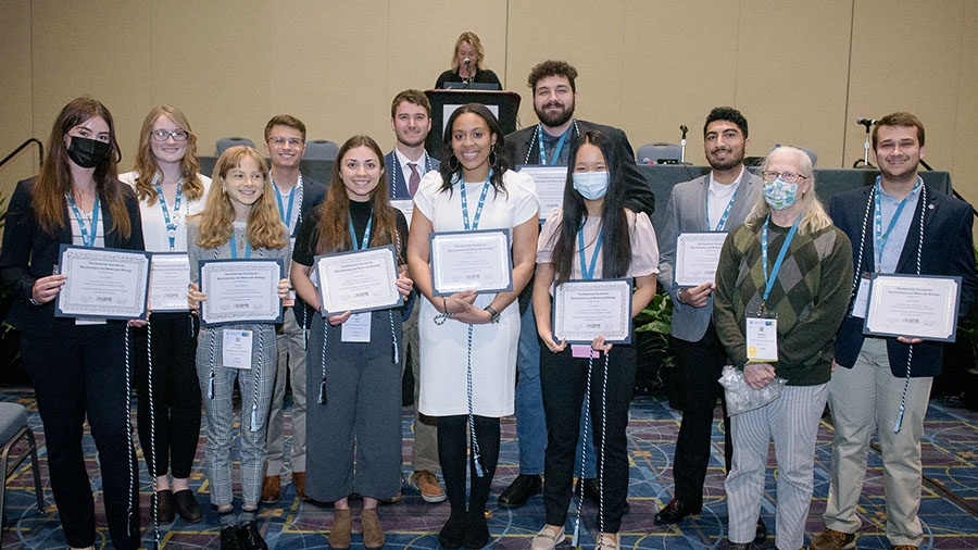 2022 Honor Society members at the ASBMB Annual Meeting