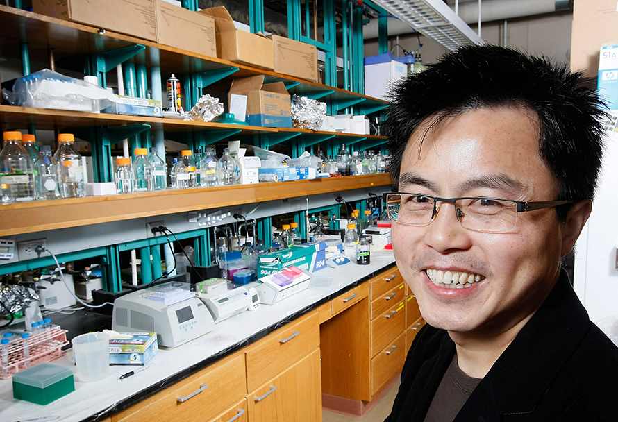 W. Andy Tao (pictured), professor of chemical biology and analytical chemistry at Purdue University, and Marco Hadisurya, a graduate student at Purdue, are now working toward developing liquid biopsy tests for Parkinson’s disease with the Michael J. Fox Foundation.