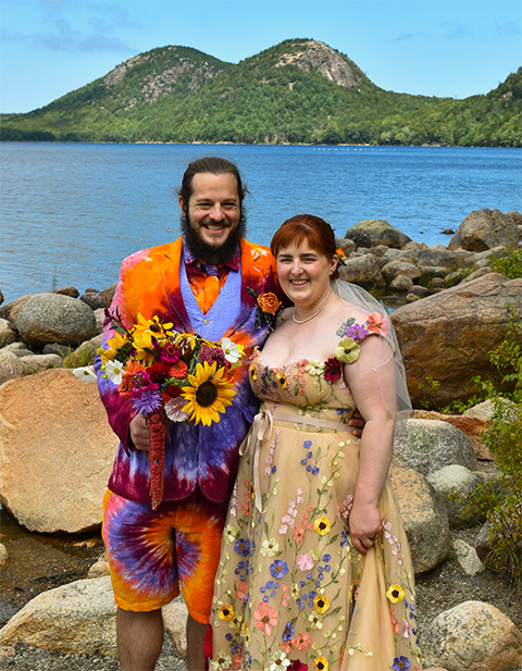 Tim Hines and Ann Wells were married in Bar Harbor, Maine, in August 2023.