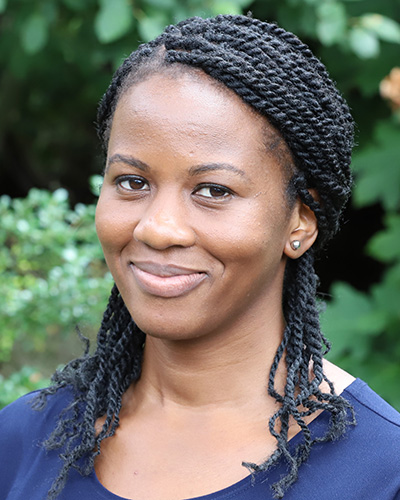 Outdoor portrait of Denise Okafor