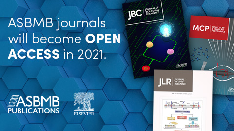 ASBMB journals will be fully open access in 2021