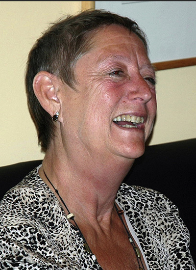 Candid photo of Christine Guthrie smiling
